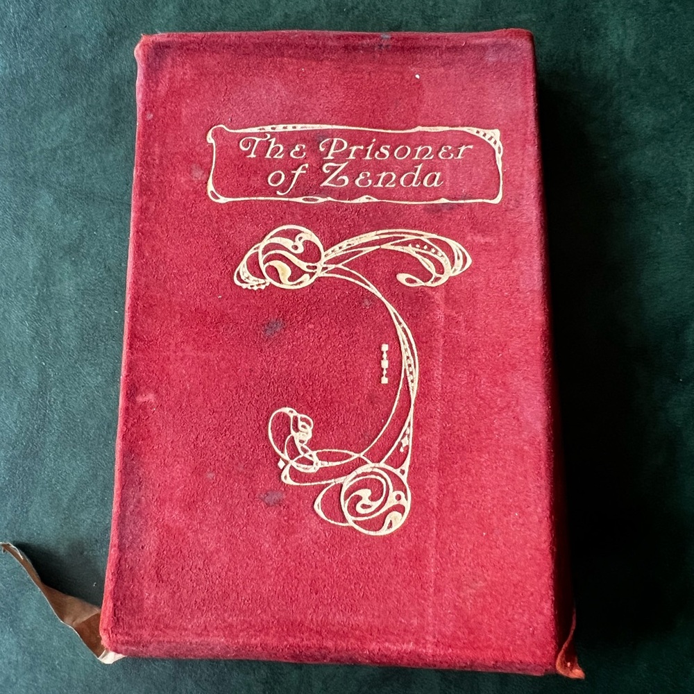 Vintage Book 1913 Book The Prisoner of Zenda by Anthony Hope